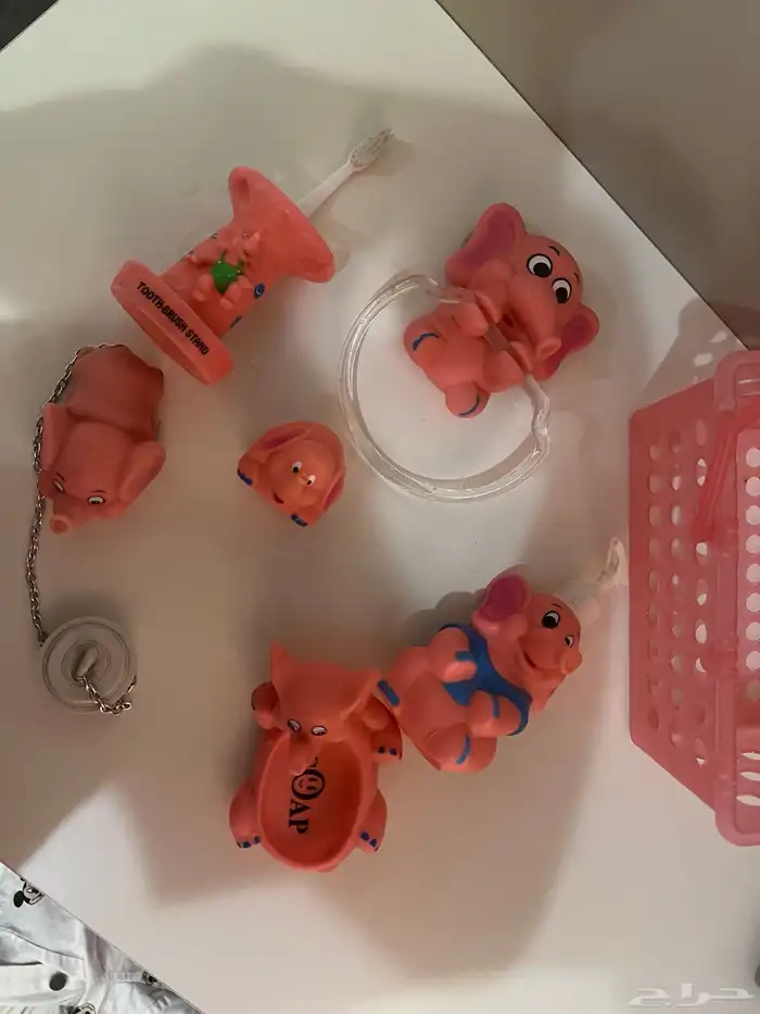 طقم حمام للأطفال شكل فيل 1