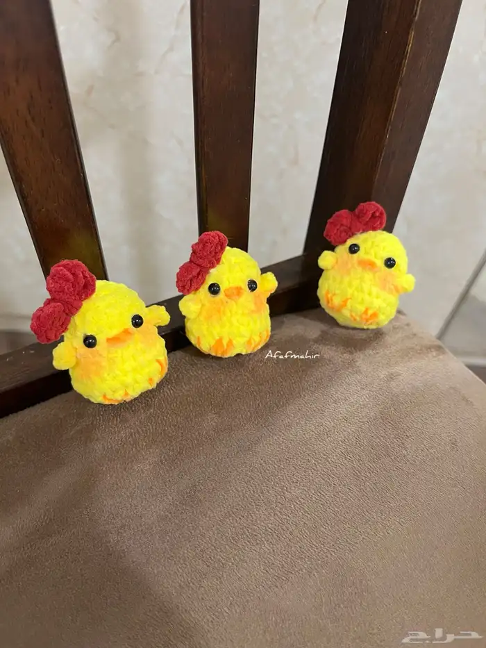 كتاكيت كروشيه ميدالية - توزيعات - هدايا 0