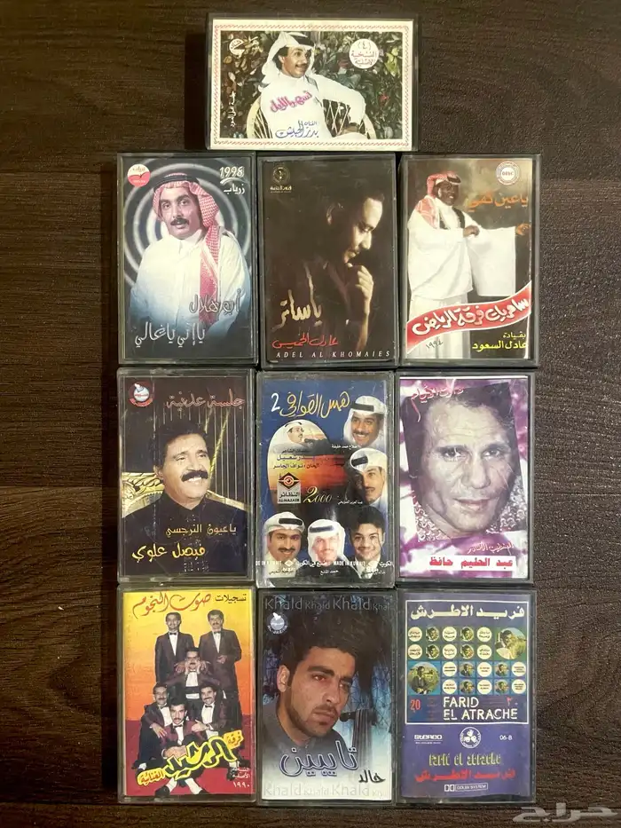 اشرطة كاسيت اغاني 10 و 20 4