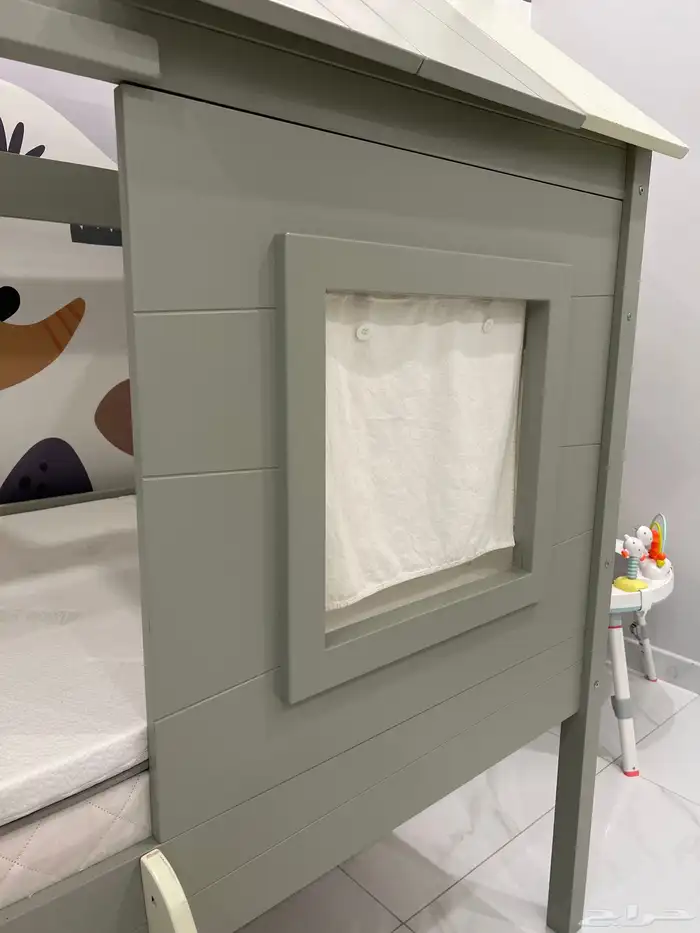 سرير أطفال على شكل بيت 7