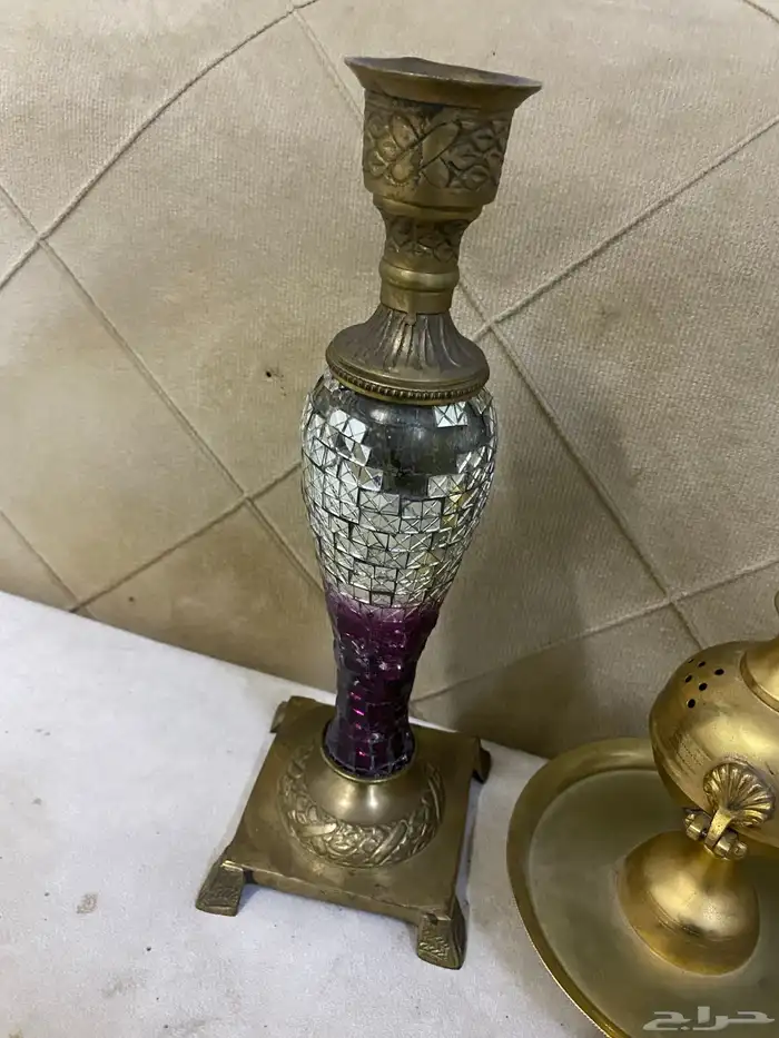 شمعدان ومبخره نحاس 4