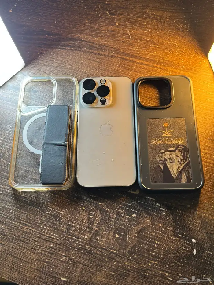 مع ساعة ابل iPhone 15 pro 256gb 6