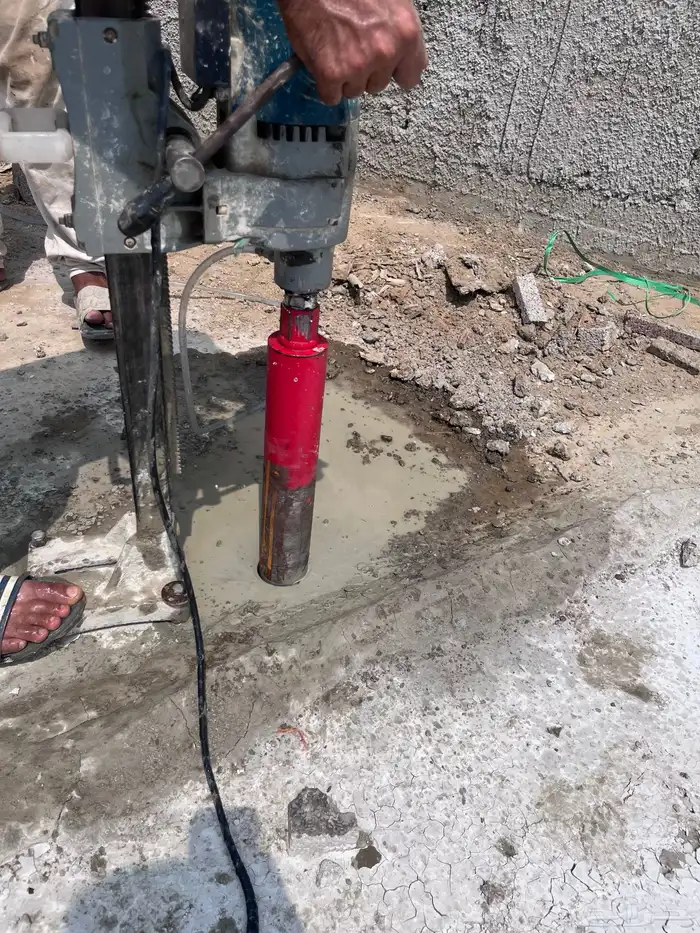 تخريم كور خرصانه وقص ابواب ونوافذ 2