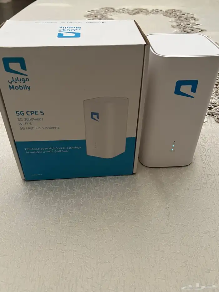 شريحة نت مفتوح مع أحدث راوتر 5G مجانا من شركة موبايلي 5
