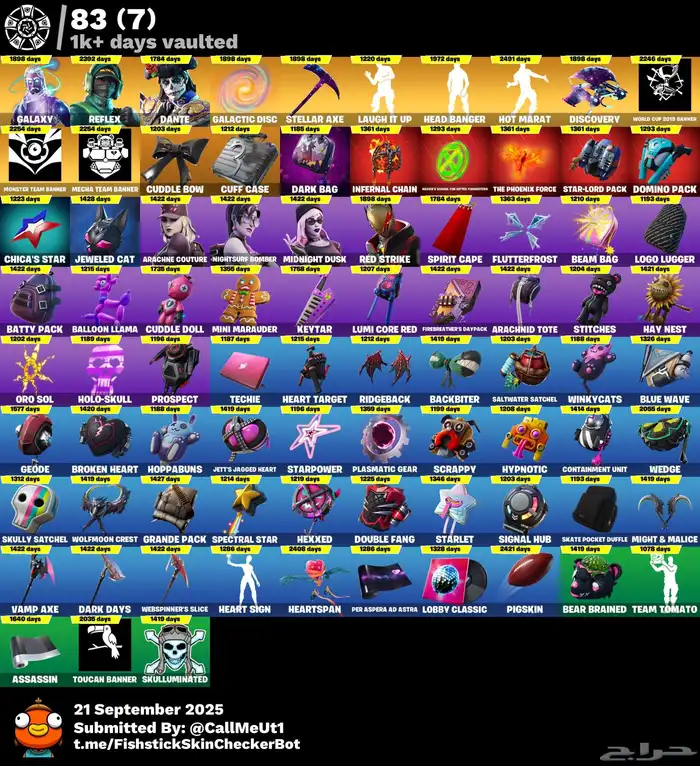 حساب فورت نايت 9