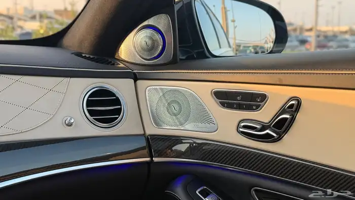 مرسيدس S63 AMG   مواصفات ألمانية   2018   بحالة ممتازة - 11