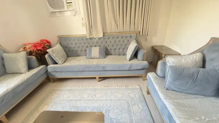 كنب جديد مع فرشه جديد جدا آخو الجديد استعمال مجلس رجال 2