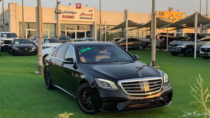 مرسيدس S63 AMG   مواصفات ألمانية   2018   بحالة ممتازة - 0