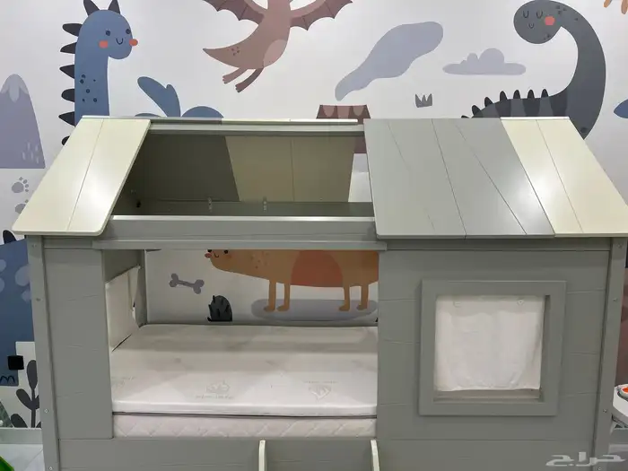 سرير أطفال على شكل بيت 6