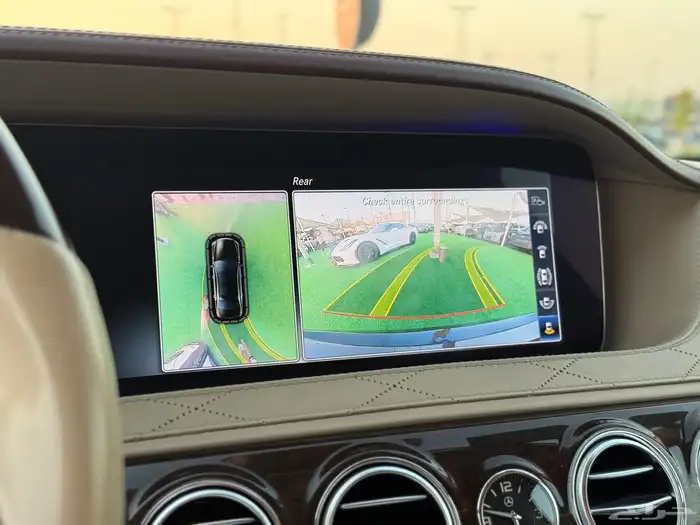 مرسيدس S560 4matic   خليجي   موديل 2018   بحالة ممتازة - 4
