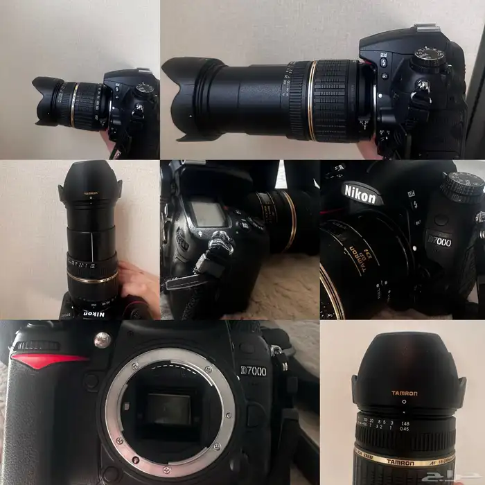 كاميرة مع عدسة نيكون D7000 0