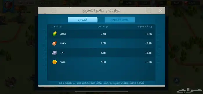 حساب رايز اوف كينجدوم 1