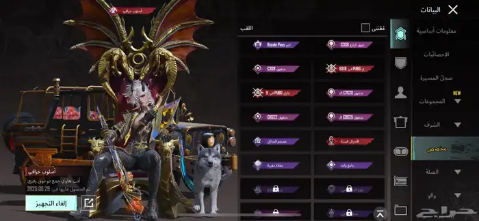 حساب ببجي للبيع 33