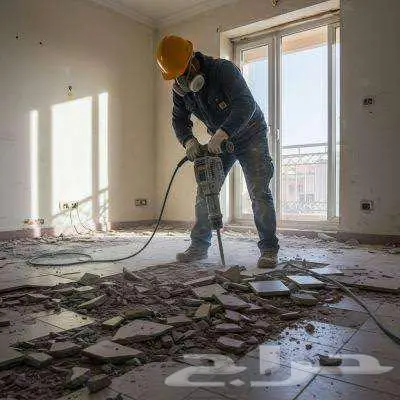معلم تكسير بالمدينة المنور وترميم منازل مقاولات قص بل سروخ 2