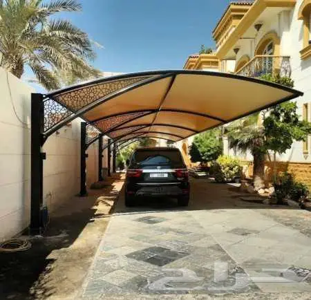 تركيب مظلات مواقف سيارات رخيصة بالجنوب 7