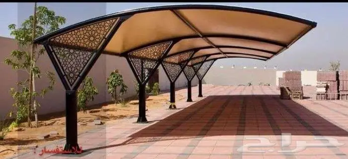 تركيب مظلات مواقف سيارات رخيصة بالجنوب 13