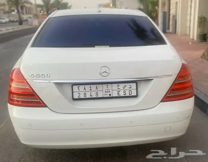 مرسيدسS-550 2007بحالةشبه جديدةكل شي سليم39ألف ريال 5