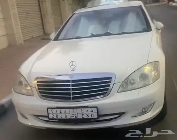 مرسيدسS-550 2007بحالةشبه جديدةكل شي سليم39ألف ريال 4