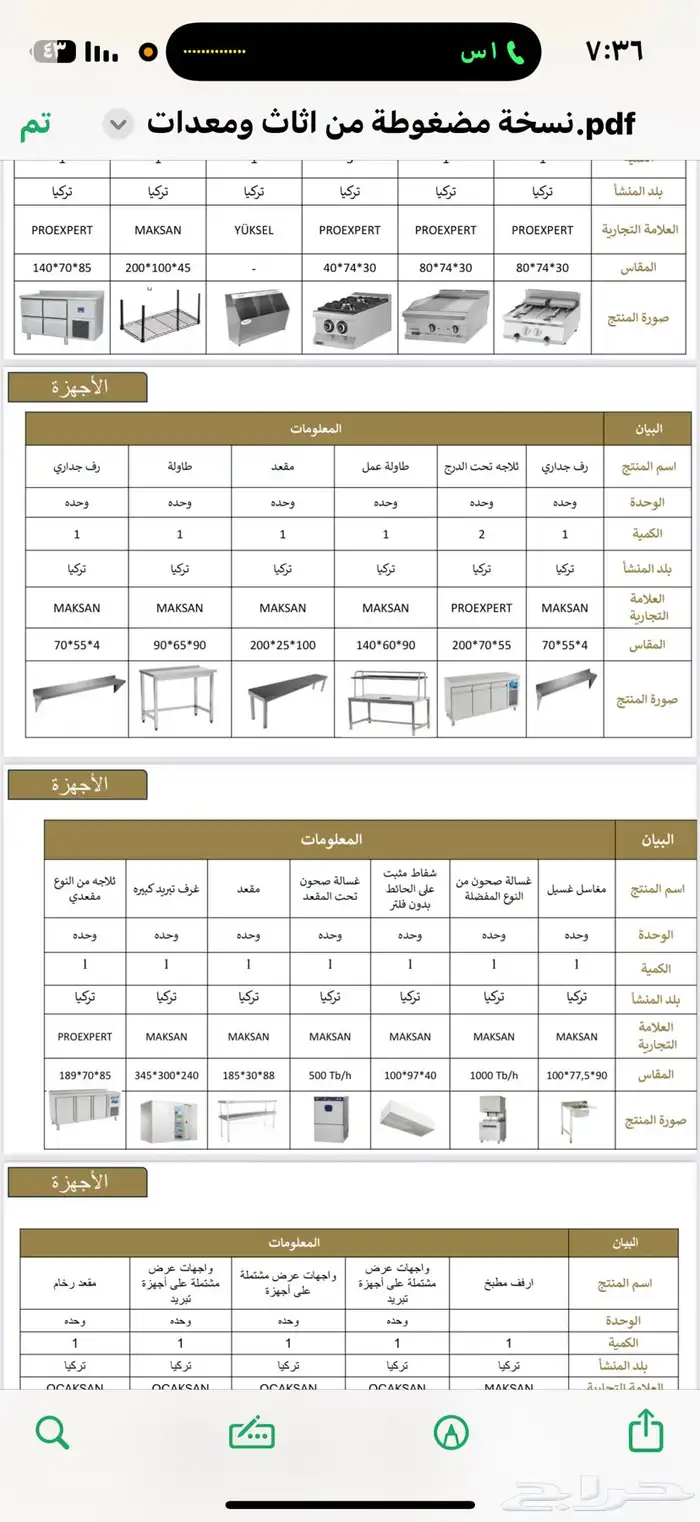 أثاث مطعم تركي جديد للبيع 8