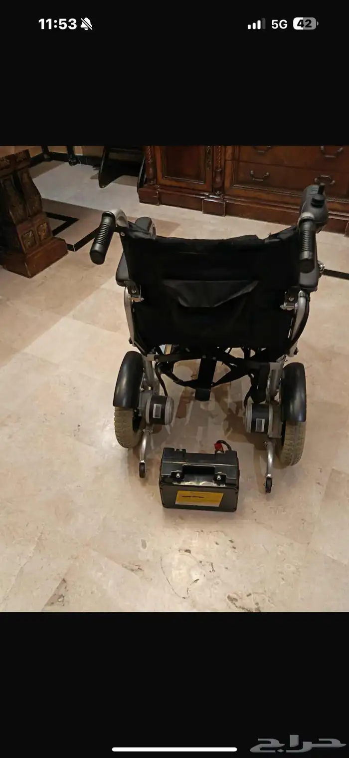 كرسي ل اصحاب الهمم كهربائي استخدام قليل جديد ماشاءالله 0