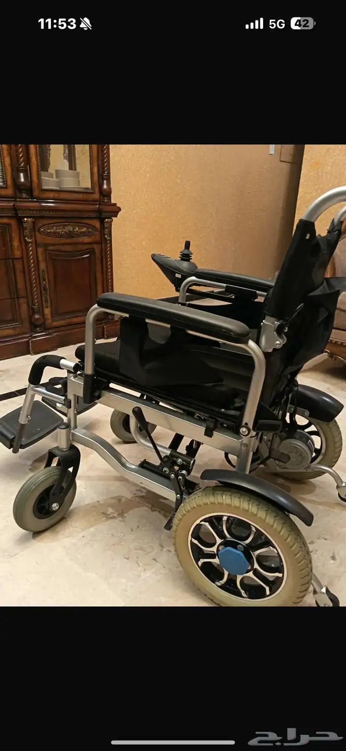كرسي ل اصحاب الهمم كهربائي استخدام قليل جديد ماشاءالله 1