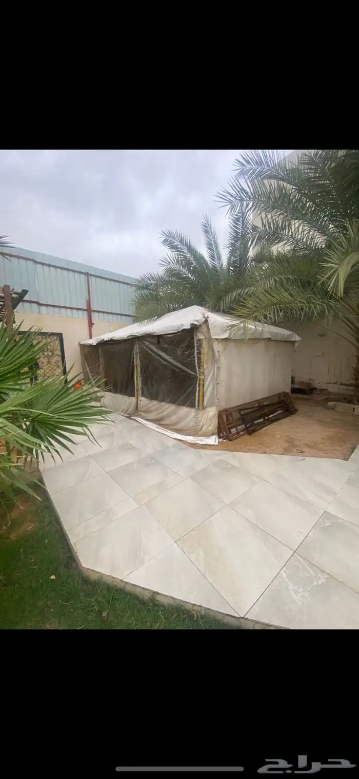 للبيع خيمة مع المدخنه والاثاث 2