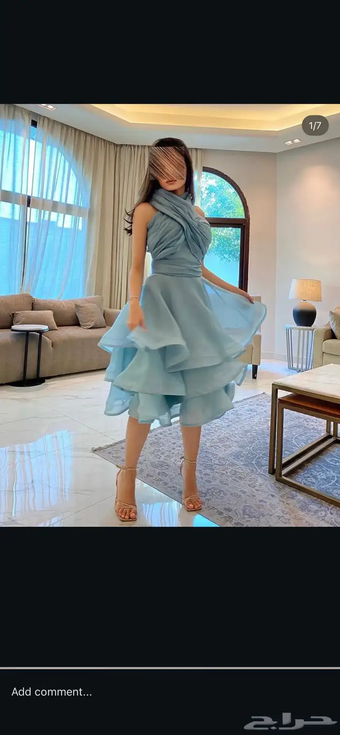 فستان m ملبوس لبسه وحده 1