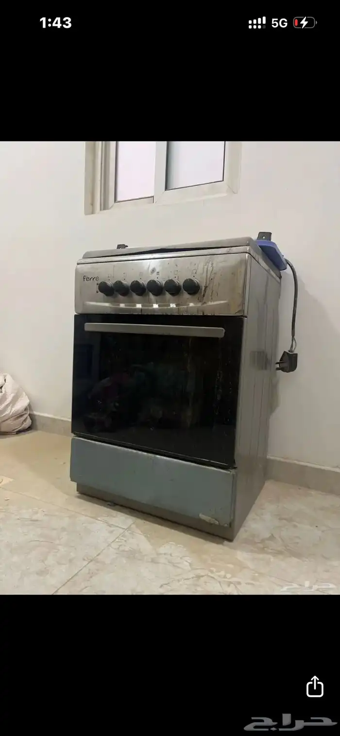 للبيع فرن كهرب شغال 100   نظيف 0