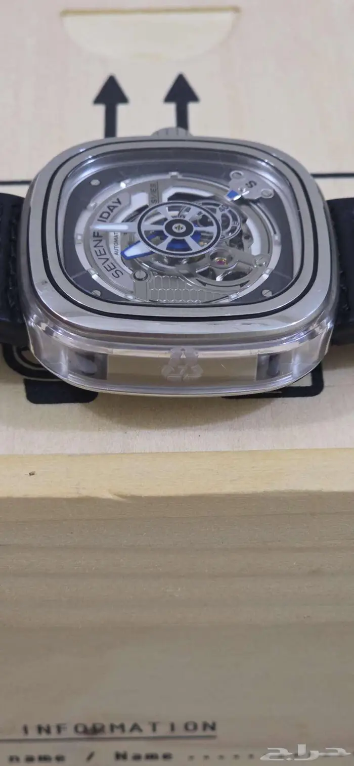 ساعة SevenFriday أصلية أوتوماتيك بحالة شبه جديدة للبيع 0
