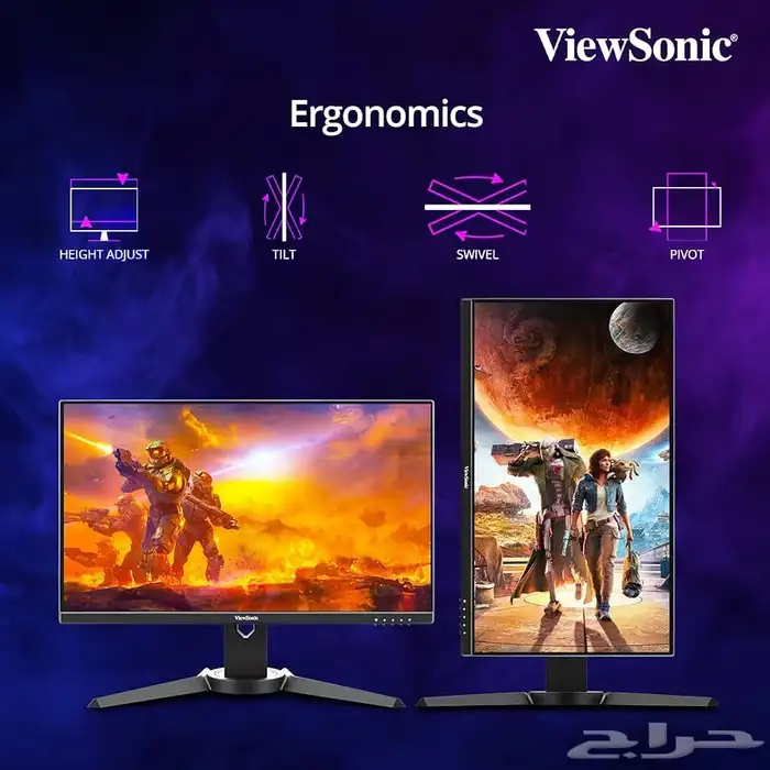 Gaming Monitor شاشة العاب احترافية جديدة 5