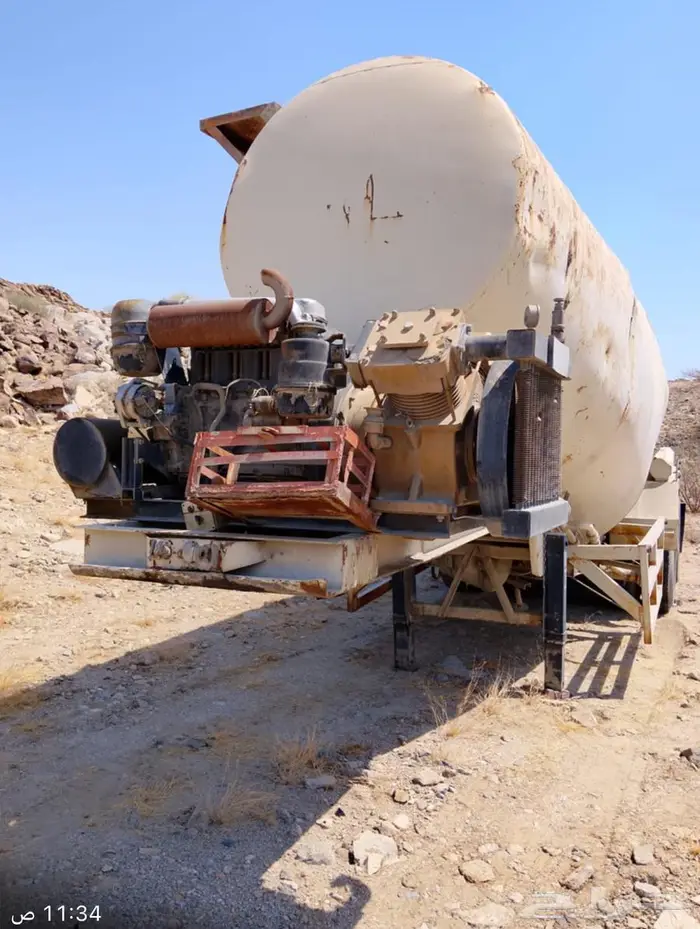 بلكر اسمنت الشميري محورين مع ماطور هواء للإيجار 8