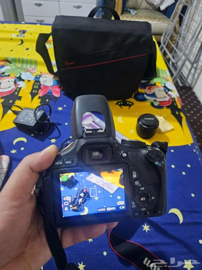 كاميرا Canon EOS 600D وعدستين احترافيتين  جاهزة للتصوير فورا 0