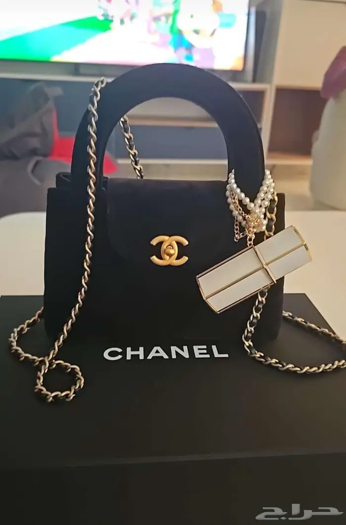 شنطة Chanel Black Mini Small Kelly اصلية من البوتيك جديدة 0