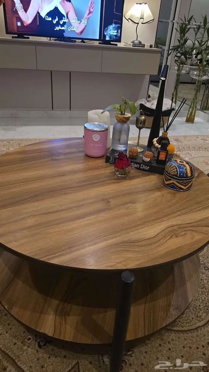 طقم طاولة قهوة وطاولة شاشه 0