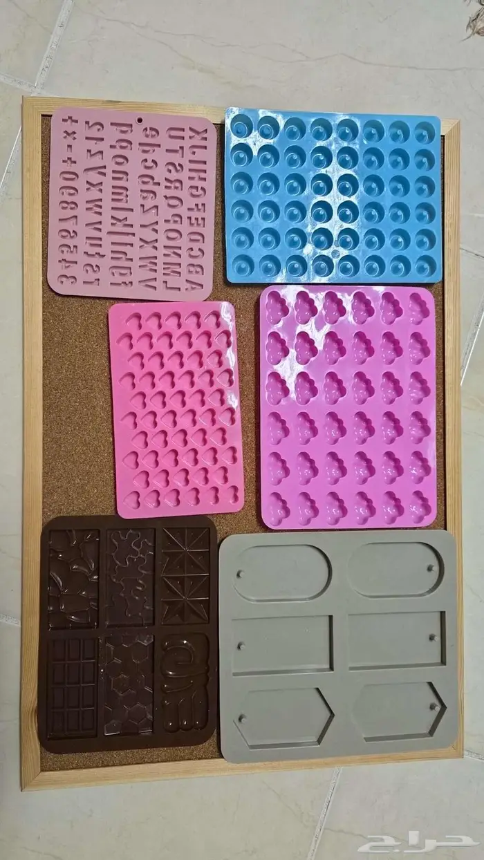 قوالب سيلكون للشمع والجبس والحلويات 2