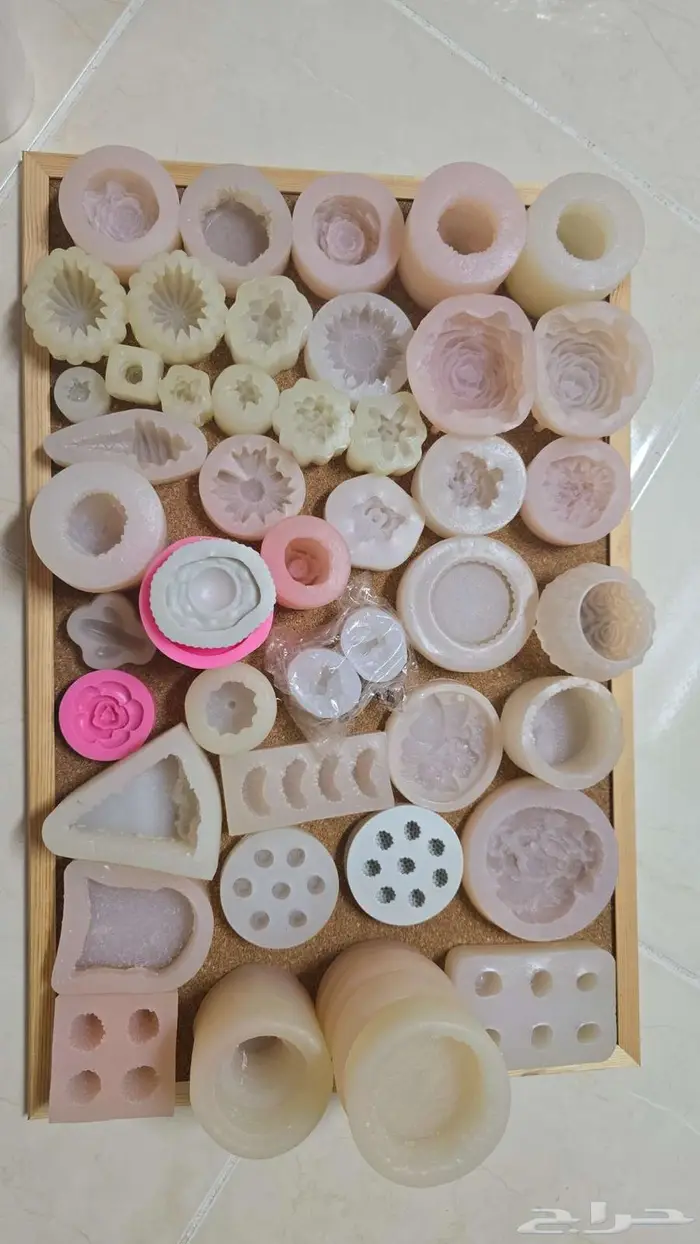 قوالب سيلكون للشمع والجبس والحلويات 7