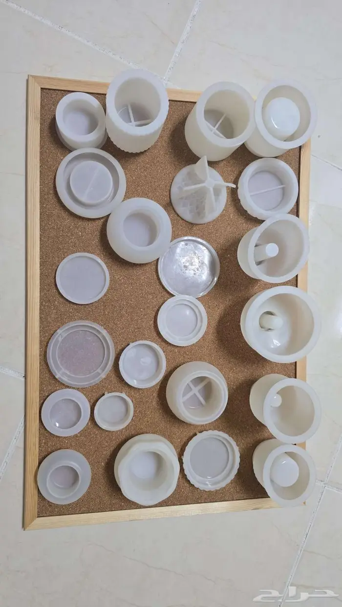 قوالب سيلكون للشمع والجبس والحلويات 10