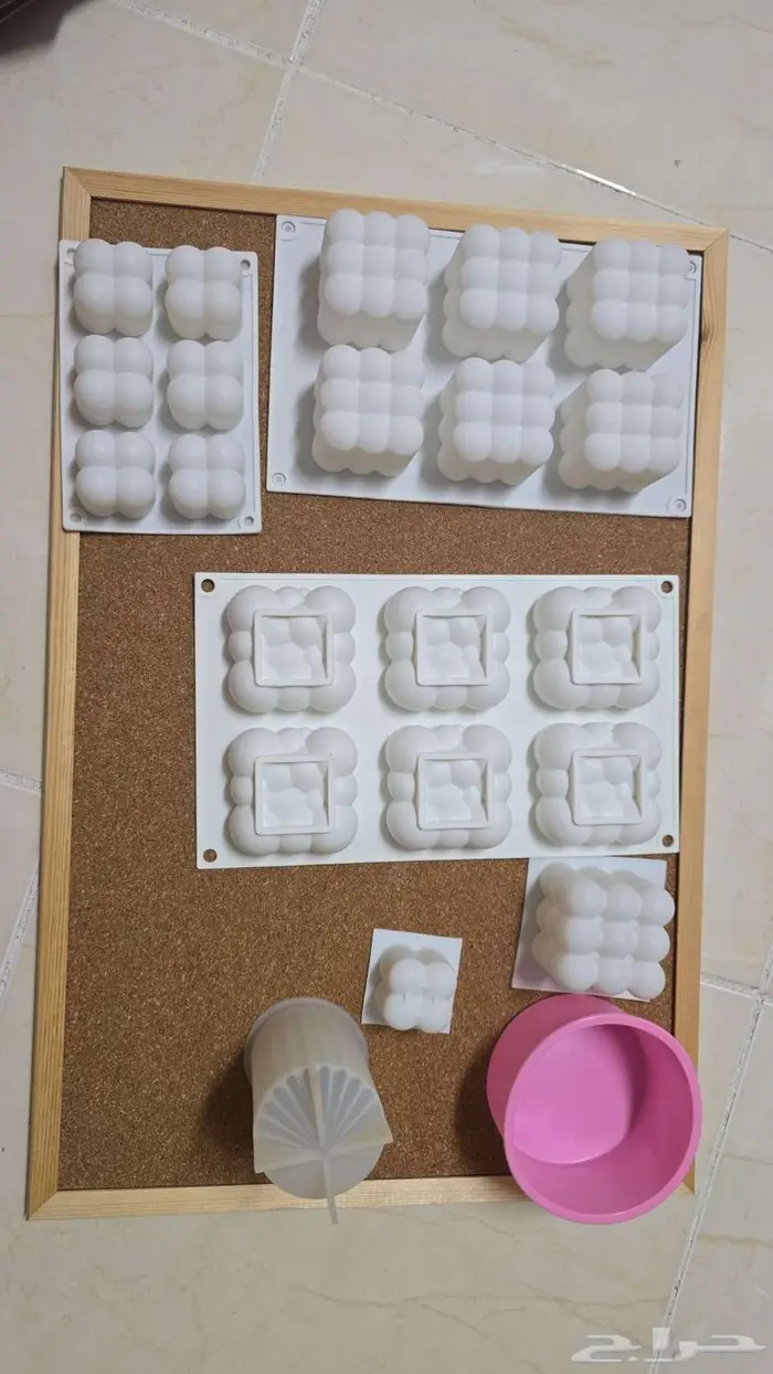 قوالب سيلكون للشمع والجبس والحلويات 9