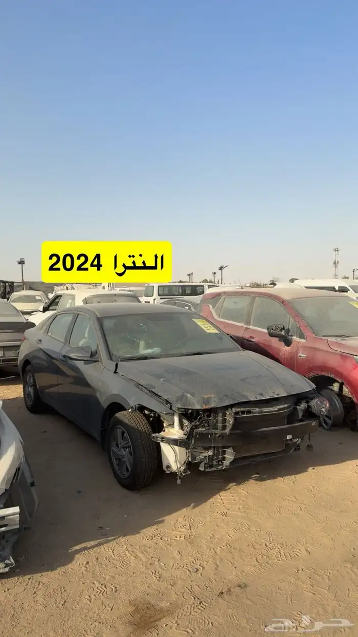 مزاد سيارات مصدومه يوم السبت الرياض الحاير 32