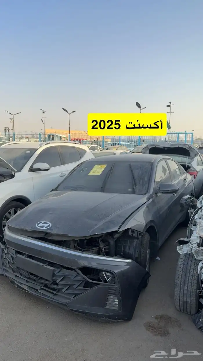 مزاد سيارات مصدومه يوم السبت الرياض الحاير 21