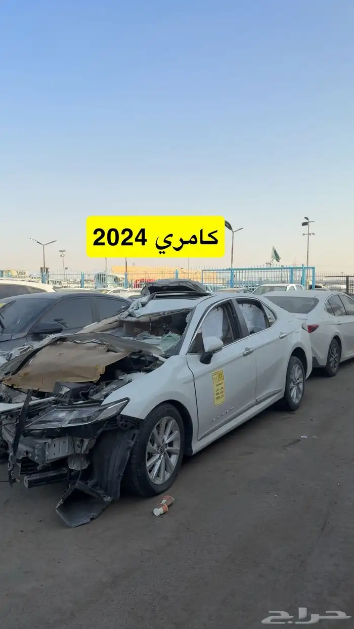 مزاد سيارات مصدومه يوم السبت الرياض الحاير 44
