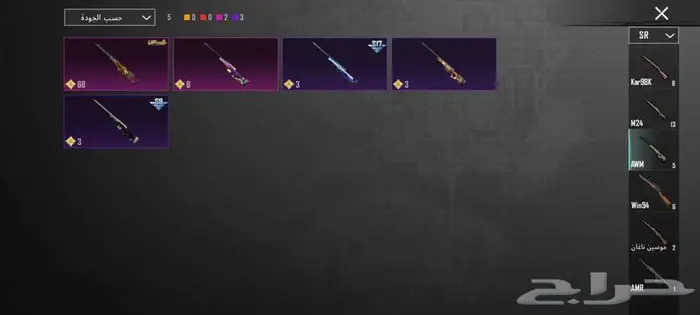 حساب ببجي مستوى 80 ع سوم 18