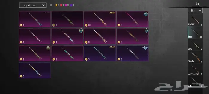 حساب ببجي مستوى 80 ع سوم 36