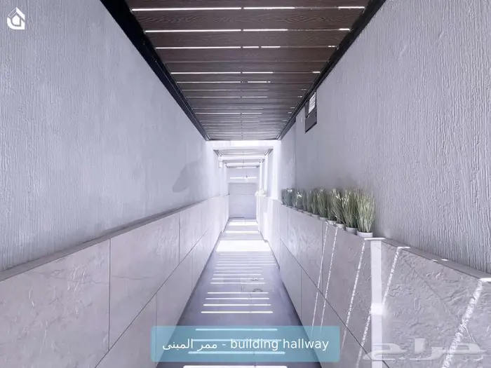 شقة غرفتين وصالة مع سطح خاص بحي الياسمين - 1525 1