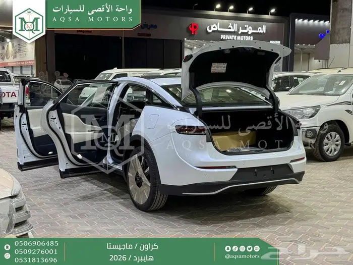 كراون ماجيستا فل ابيض هايبرد 2026 اقل سعر كاش واقساط 31