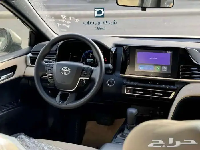كامري E 2025 طيس خليجي اسود 1