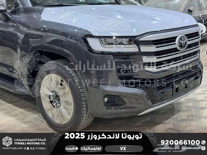 لاندكروزر في اكس فل رمادي هايبرد 2025 اقل سعر كاش واقساط 20