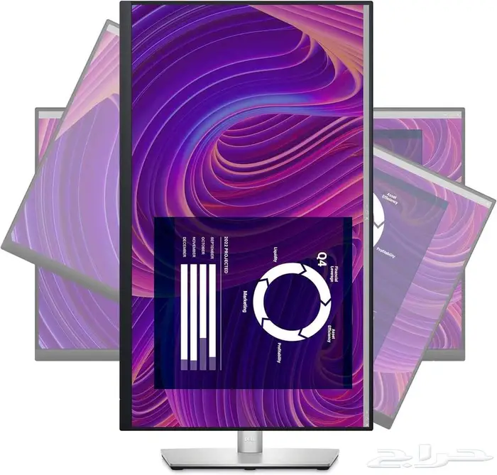شاشة DELL 27 موديل P2723D غير مستخدمة 4