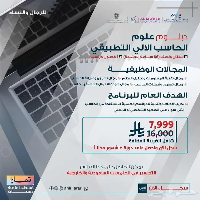 دورات ودبلومات المعهد الاهلي العالي للتدريب المنصورية 14