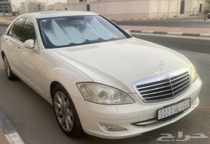 مرسيدسS-550 2007بحالةشبه جديدةكل شي سليم39ألف ريال 0